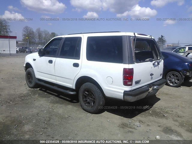 1FMPU16L3YLC00399 - 2000 FORD EXPEDITION XLT თეთრი ფოტო 3