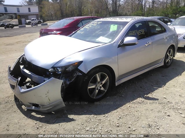 JH4CU2F85CC001608 - 2012 ACURA TSX SE SILVER photo 2