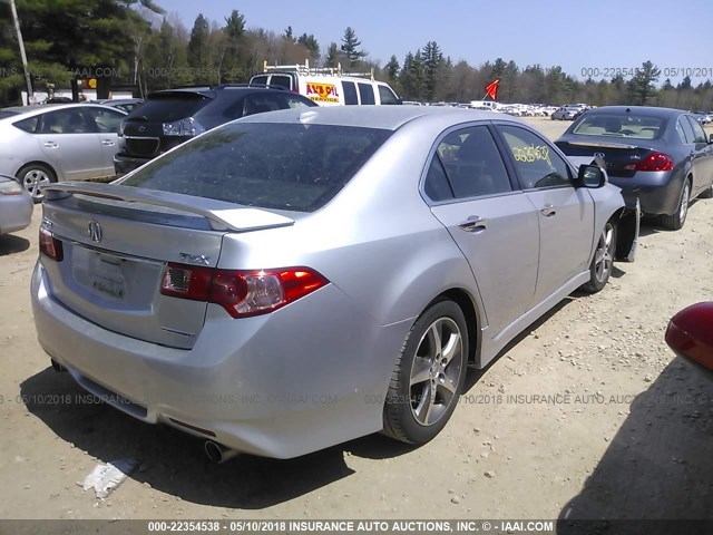 JH4CU2F85CC001608 - 2012 ACURA TSX SE SILVER photo 4