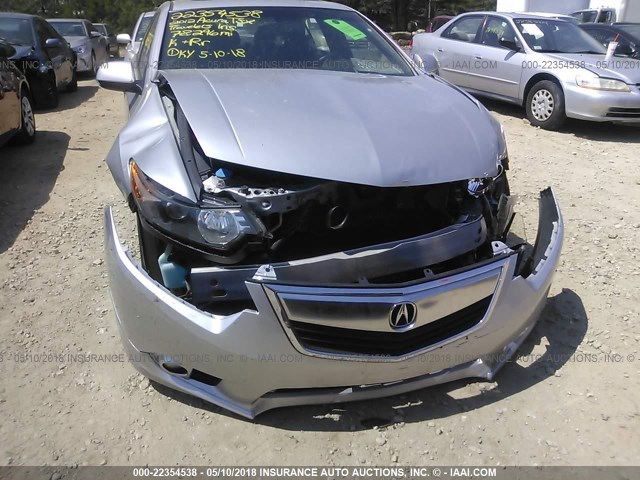 JH4CU2F85CC001608 - 2012 ACURA TSX SE SILVER photo 6