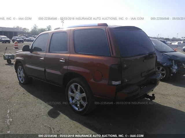 1GYEK63N43R240513 - 2003 CADILLAC ESCALADE LUXURY ნარინჯისფერი ფოტო 3