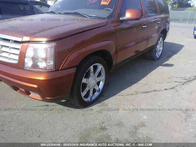 1GYEK63N43R240513 - 2003 CADILLAC ESCALADE LUXURY ORANGE photo 6