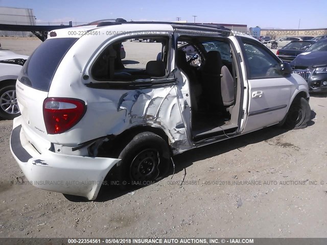 1B4GP44352B625195 - 2002 DODGE GRAND CARAVAN SPORT WHITE photo 4