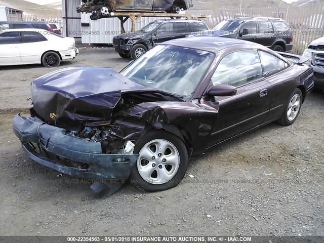 1YVGE31D5T5541484 - 1996 MAZDA MX-6 LS PURPLE photo 2