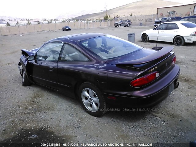 1YVGE31D5T5541484 - 1996 MAZDA MX-6 LS PURPLE photo 3