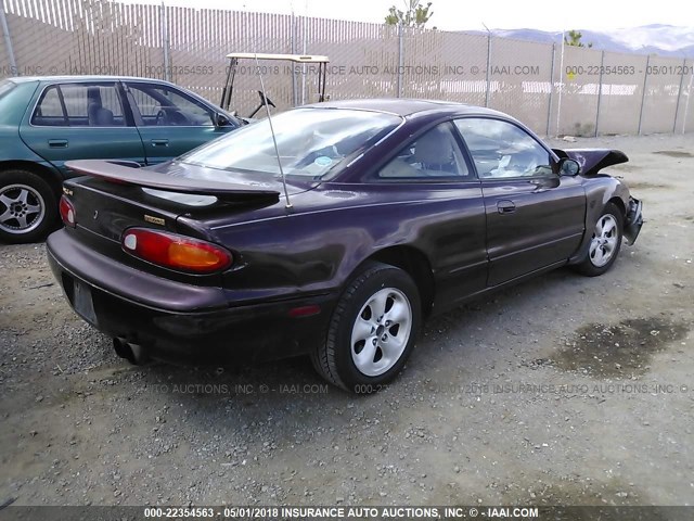 1YVGE31D5T5541484 - 1996 MAZDA MX-6 LS PURPLE photo 4