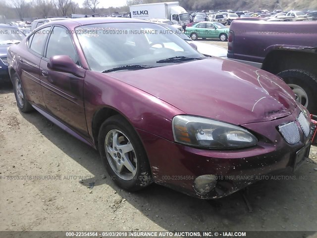 2G2WP522041250337 - 2004 PONTIAC GRAND PRIX GT RED photo 1