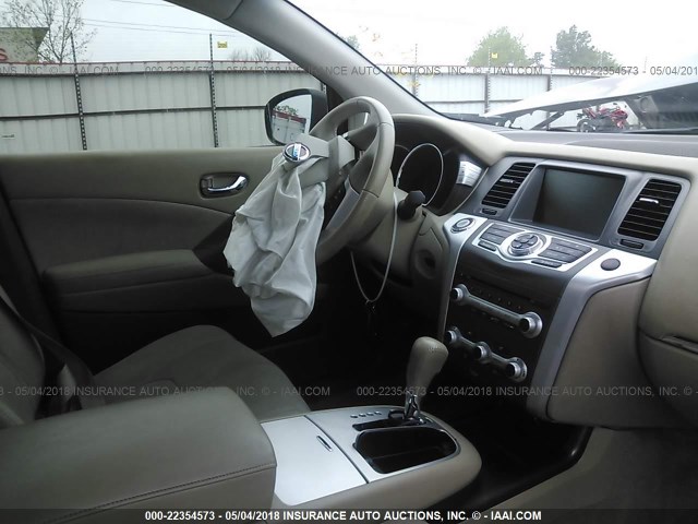 JN8AZ1MU6CW113647 - 2012 NISSAN MURANO S/SL/LE BROWN photo 5