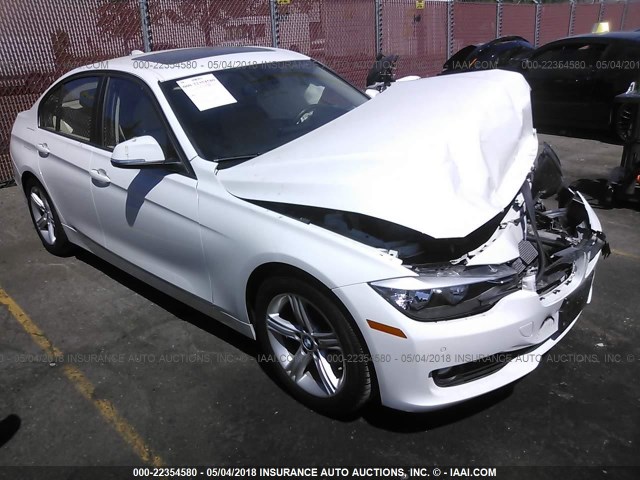 WBA3C1G57DNR46162 - 2013 BMW 328 I SULEV WHITE photo 1
