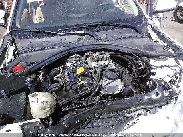 WBA3C1G57DNR46162 - 2013 BMW 328 I SULEV WHITE photo 10