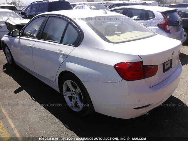 WBA3C1G57DNR46162 - 2013 BMW 328 I SULEV WHITE photo 3