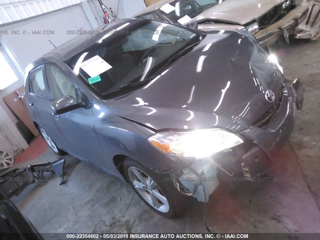 2T1KE40EX9C007540 - 2009 TOYOTA COROLLA MATRIX S GRAY photo 1