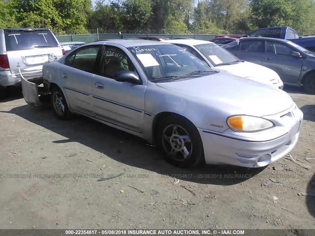 1G2NW52E74C229245 - 2004 PONTIAC GRAND AM GT SILVER photo 1