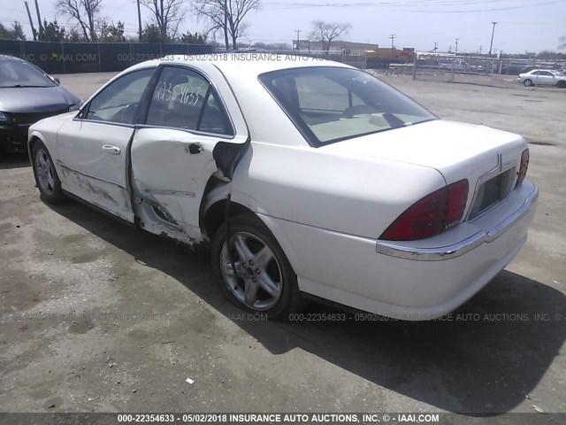 1LNHM87A92Y634993 - 2002 LINCOLN LS 白色 照片 3