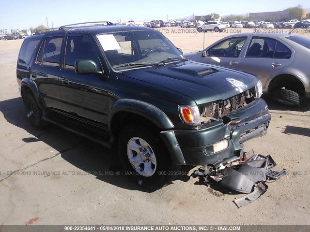 JT3GN86R610219197 - 2001 TOYOTA 4RUNNER SR5 GREEN photo 1