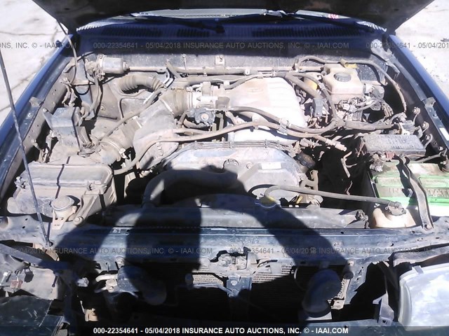 JT3GN86R610219197 - 2001 TOYOTA 4RUNNER SR5 GREEN photo 10