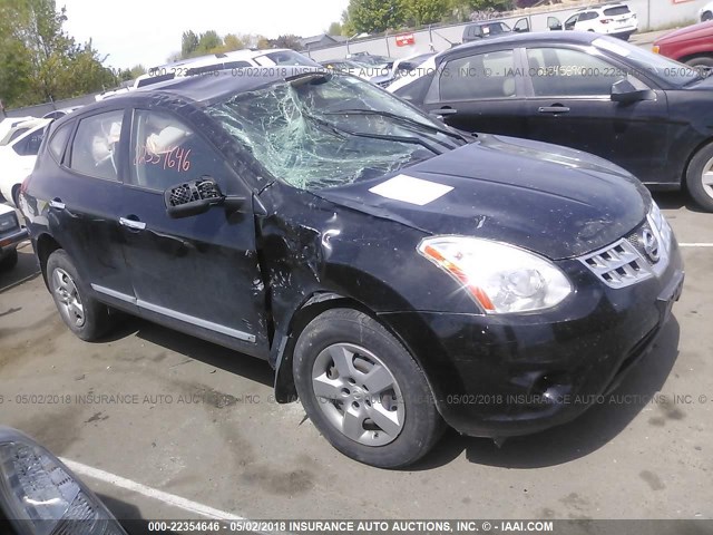 JN8AS5MV3DW645279 - 2013 NISSAN ROGUE S/SV BLACK photo 1