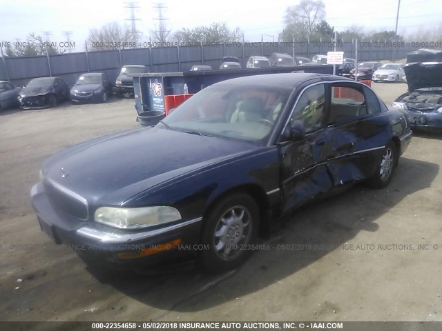 1G4CW54KX24143128 - 2002 BUICK PARK AVENUE  Dark Blue photo 2