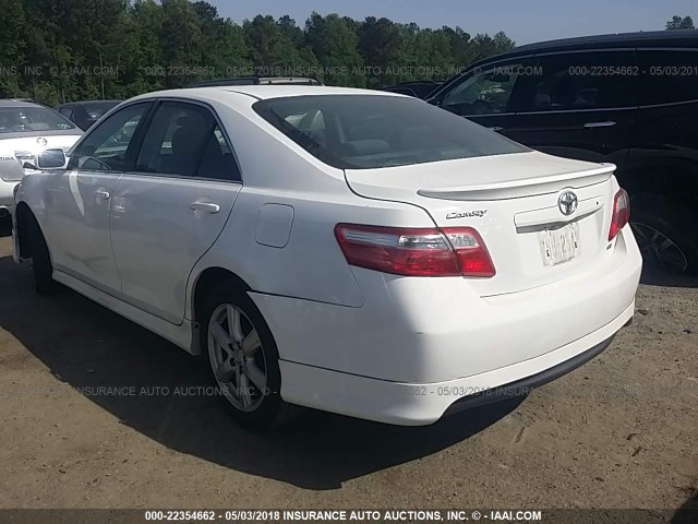 4T1BE46K67U673951 - 2007 TOYOTA CAMRY NEW GENERAT CE/LE/XLE/SE WHITE photo 3