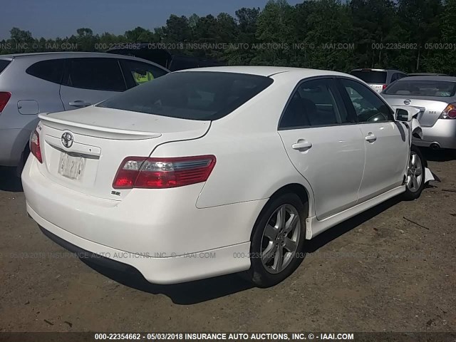 4T1BE46K67U673951 - 2007 TOYOTA CAMRY NEW GENERAT CE/LE/XLE/SE WHITE photo 4