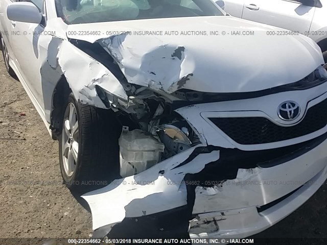 4T1BE46K67U673951 - 2007 TOYOTA CAMRY NEW GENERAT CE/LE/XLE/SE WHITE photo 6
