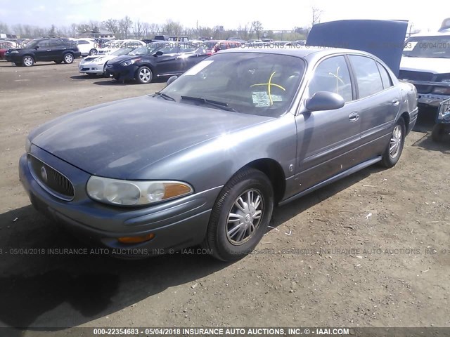 1G4HP52KX4U138889 - 2004 BUICK LESABRE CUSTOM GRAY photo 2