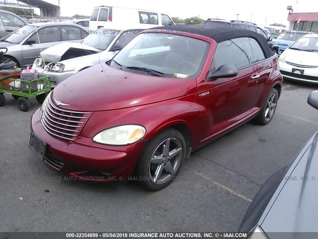 3C3AY75S15T266030 - 2005 CHRYSLER PT CRUISER GT RED photo 2