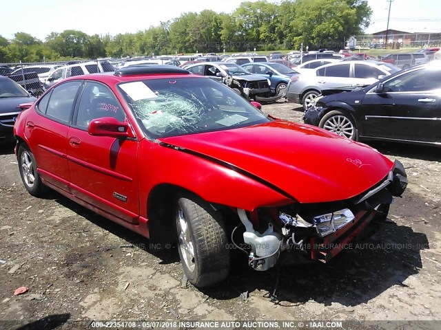 1G2WR5214YF343863 - 2000 PONTIAC GRAND PRIX GTP RED photo 1