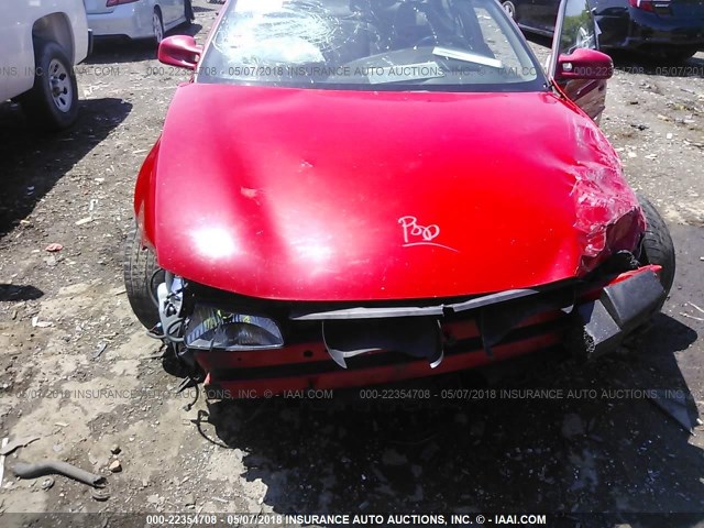 1G2WR5214YF343863 - 2000 PONTIAC GRAND PRIX GTP RED photo 6