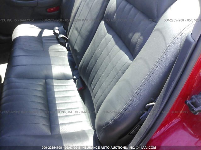 1G2WR5214YF343863 - 2000 PONTIAC GRAND PRIX GTP RED photo 8