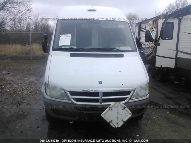 WD0PD744065960611 - 2006 DODGE SPRINTER 2500 WHITE photo 6