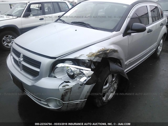 1B3HB48B87D407059 - 2007 DODGE CALIBER SXT SILVER photo 6