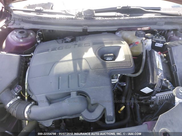 1G1ZC5E13BF281829 - 2011 CHEVROLET MALIBU 1LT 勃艮第红 照片 10