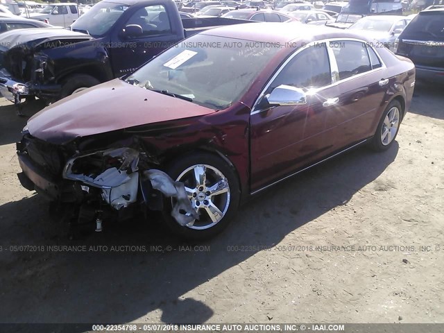 1G1ZC5E13BF281829 - 2011 CHEVROLET MALIBU 1LT 勃艮第红 照片 2
