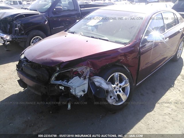 1G1ZC5E13BF281829 - 2011 CHEVROLET MALIBU 1LT 勃艮第红 照片 6