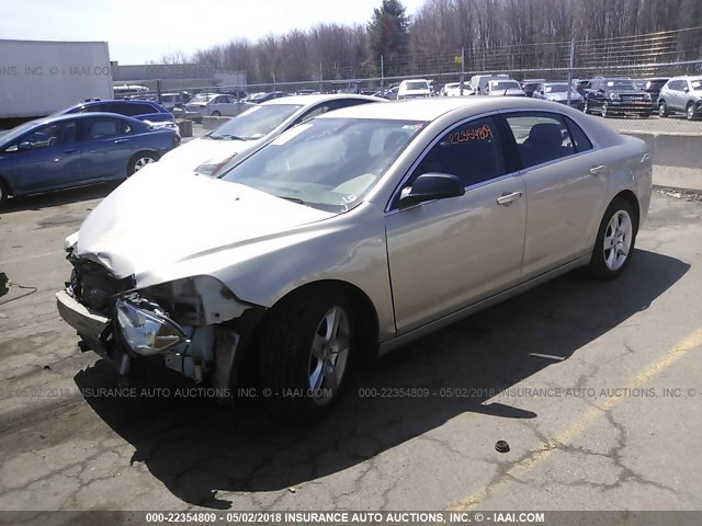 1G1ZB5E13BF326044 - 2011 CHEVROLET MALIBU LS 棕色 照片 2