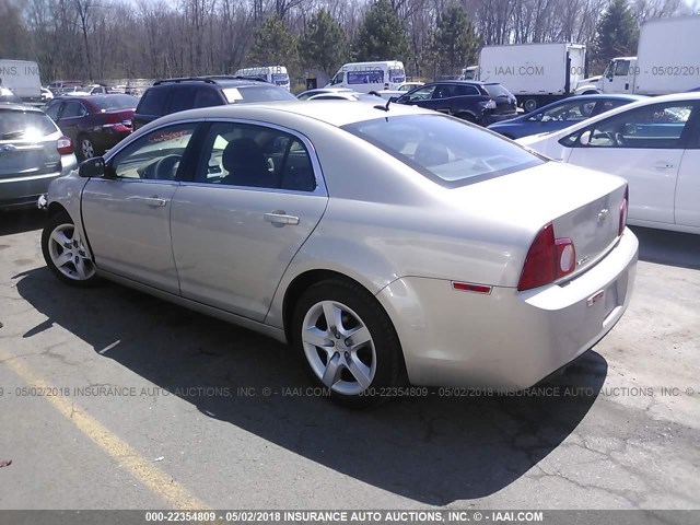 1G1ZB5E13BF326044 - 2011 CHEVROLET MALIBU LS 棕色 照片 3