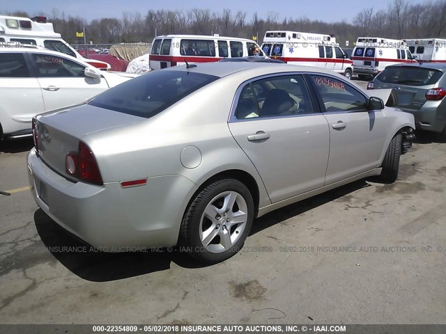 1G1ZB5E13BF326044 - 2011 CHEVROLET MALIBU LS 棕色 照片 4