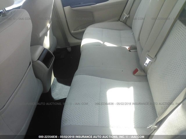 4T1BF1FK9DU290206 - 2013 TOYOTA CAMRY L/SE/LE/XLE 白色 照片 8