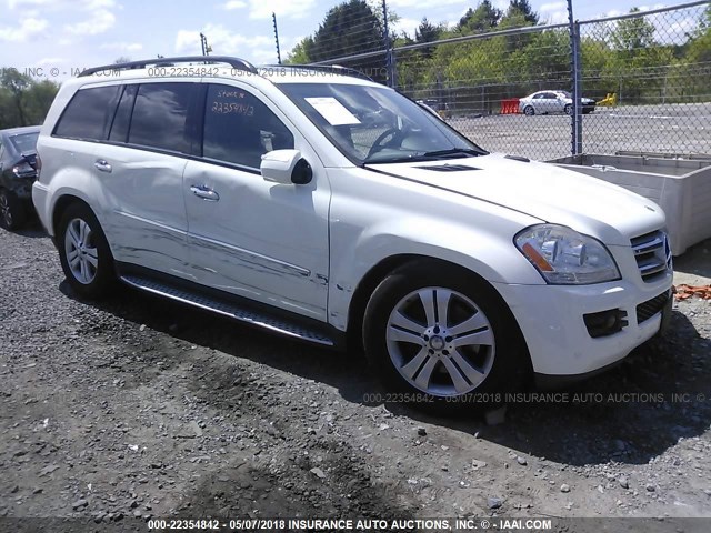 4JGBF71E49A450652 - 2009 MERCEDES-BENZ GL 450 4MATIC WHITE photo 1