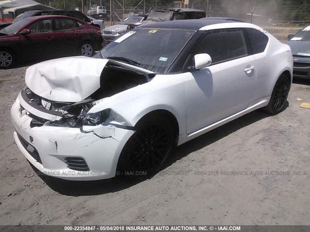 JTKJF5C70D3054176 - 2013 TOYOTA SCION TC 白色 照片 2