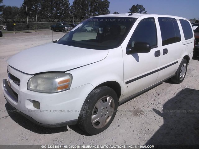 1GNDV23L96D194525 - 2006 CHEVROLET UPLANDER LS WHITE photo 2
