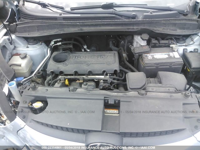 KM8JU3AC3BU155314 - 2011 HYUNDAI TUCSON GLS/LIMITED 浅蓝色 照片 10