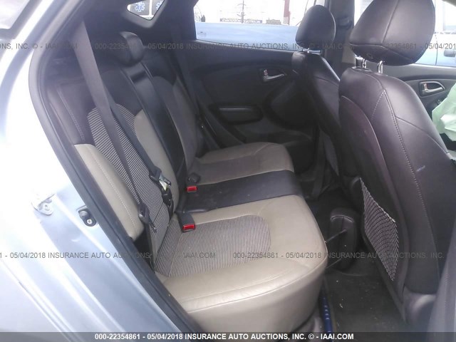 KM8JU3AC3BU155314 - 2011 HYUNDAI TUCSON GLS/LIMITED 浅蓝色 照片 8