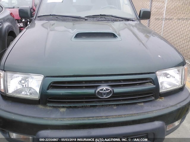 JT3HN86R5X0234934 - 1999 TOYOTA 4RUNNER SR5 GREEN photo 10