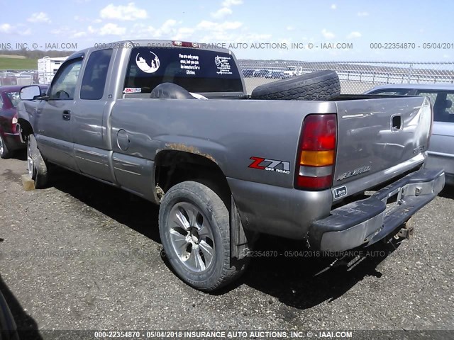 1GCEK19T01E110960 - 2001 CHEVROLET SILVERADO K1500 SILVER photo 3