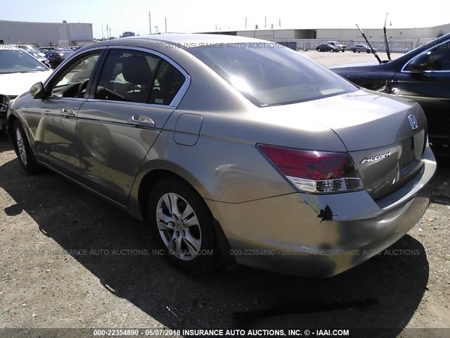 JHMCP26409C000864 - 2009 HONDA ACCORD LXP GOLD photo 3