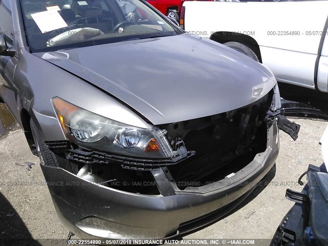 JHMCP26409C000864 - 2009 HONDA ACCORD LXP GOLD photo 6