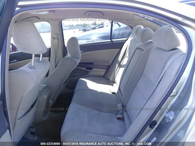 JHMCP26409C000864 - 2009 HONDA ACCORD LXP GOLD photo 8