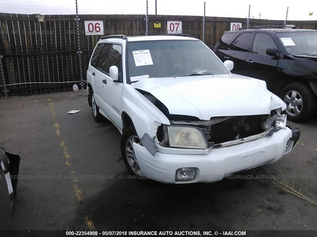 JF1SF65601H700732 - 2001 SUBARU FORESTER S Ağ foto 1
